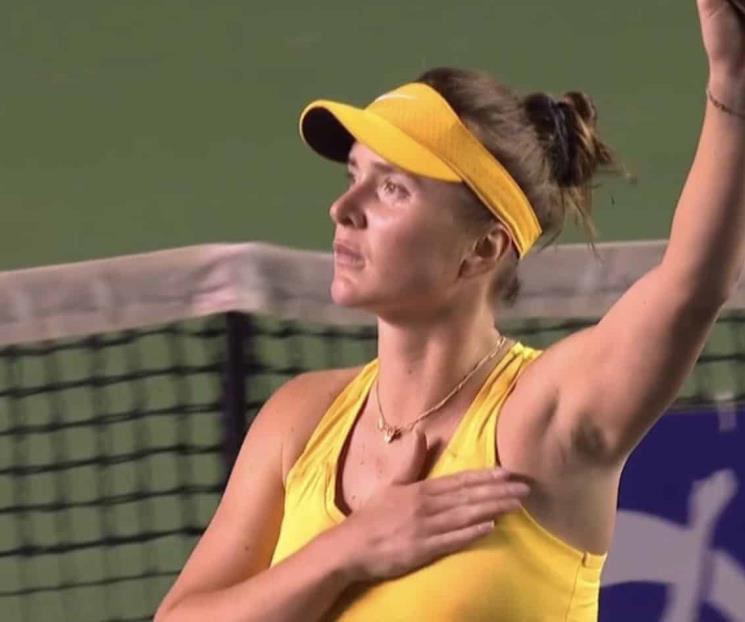 Vence Ucrania a Rusia en tenis: gana Elina a Anastasia