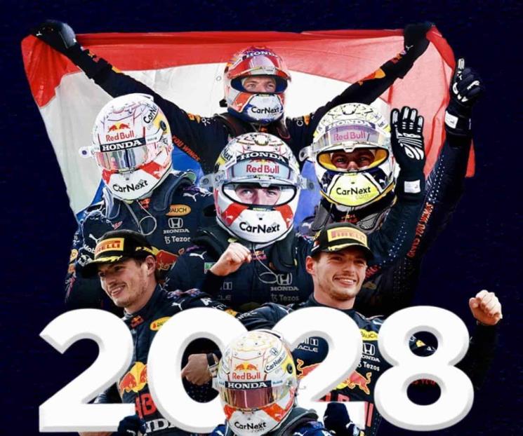 Renueva Verstappen con Red Bull hasta 2028