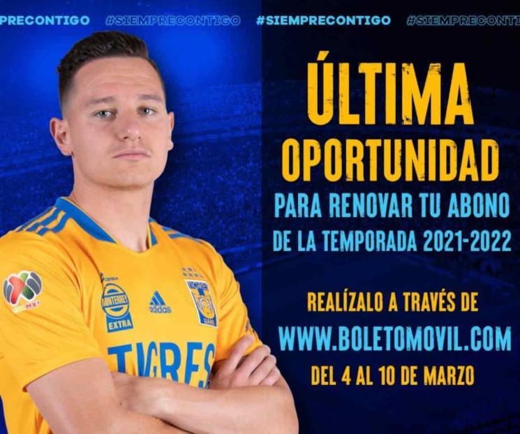 Insiste Tigres con abonados para renovación
