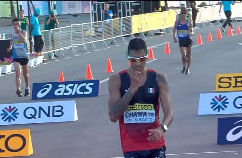Chamal y Mena, en top-ten del mundial de marcha