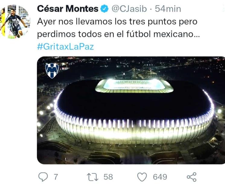Perdimos todos en el futbol mexicano: César Montes