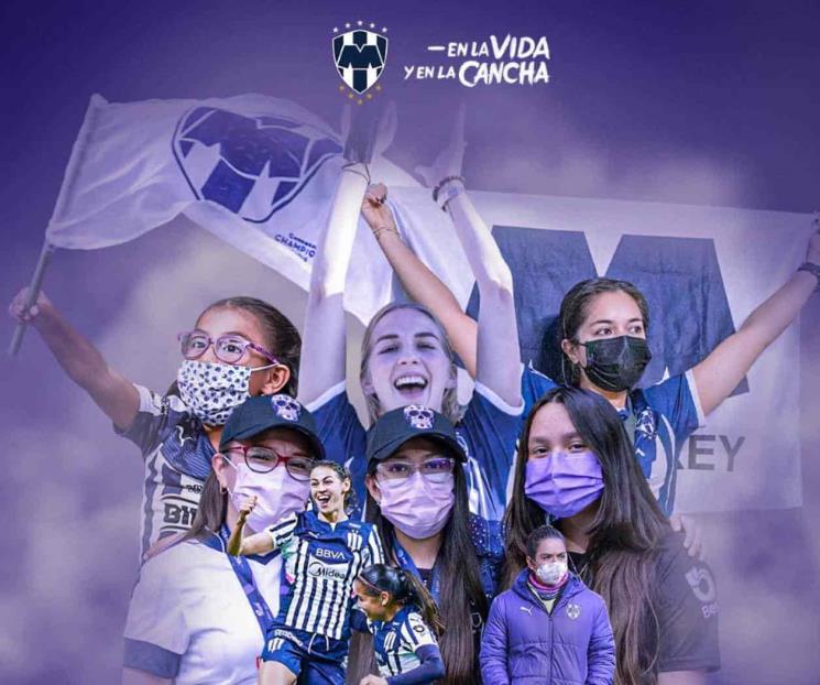 Apoya Rayados lucha de mujeres por el 8 de marzo