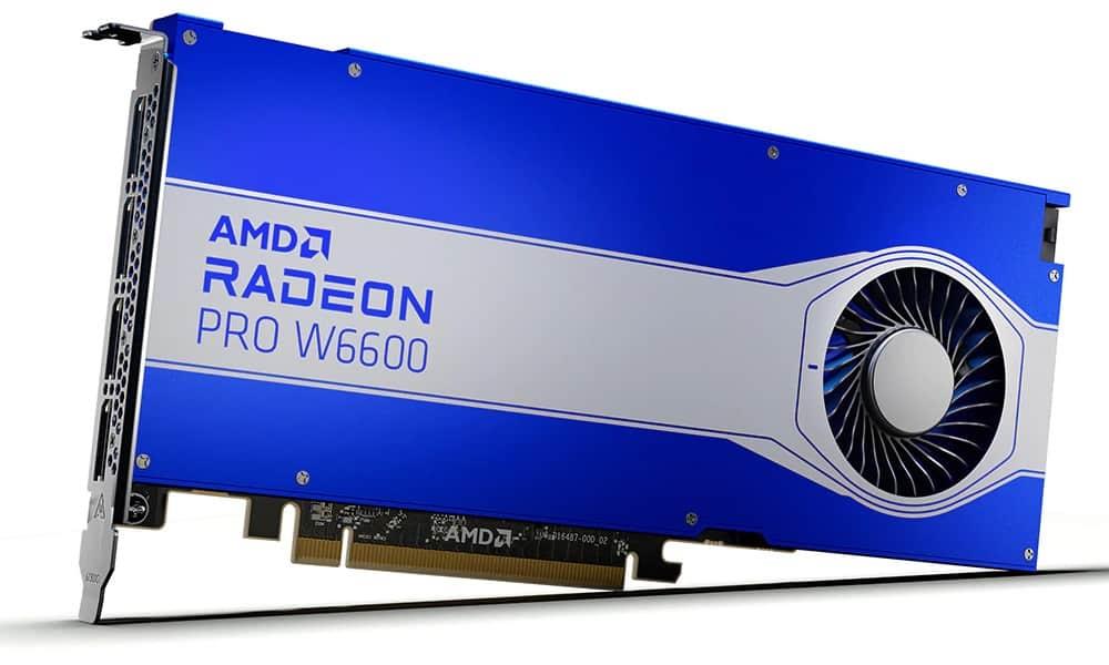 AMD lanza la AMD Radeon PRO W6600X