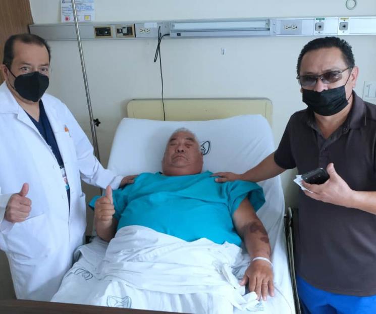 Salvan médicos ojo de aficionado herido en riña