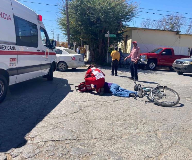 Queda grave tras caer de bicicleta