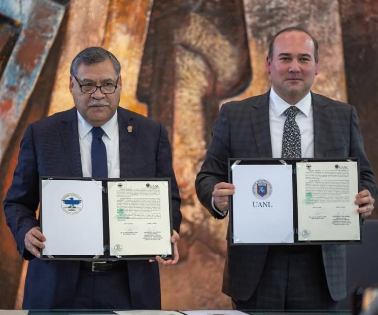 Firman convenio UANL y PJENL