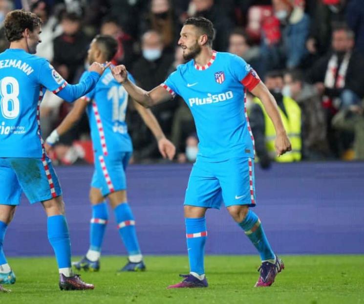 Se impone Atlético de Madrid ante el Rayo Vallecano Se impone Atlético de Madrid ante el Rayo Vallecano