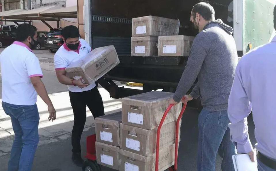 Llegan paquetes electorales para revocación de mandato