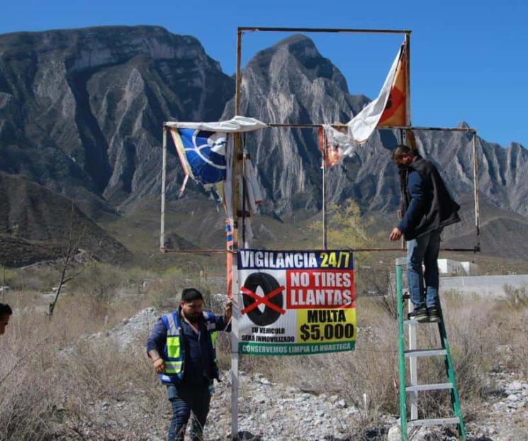 Retira SC todo tipo de anuncios en La Huasteca