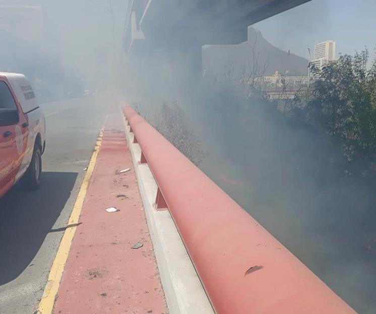 Se registran dos incendios en Río Santa Catarina