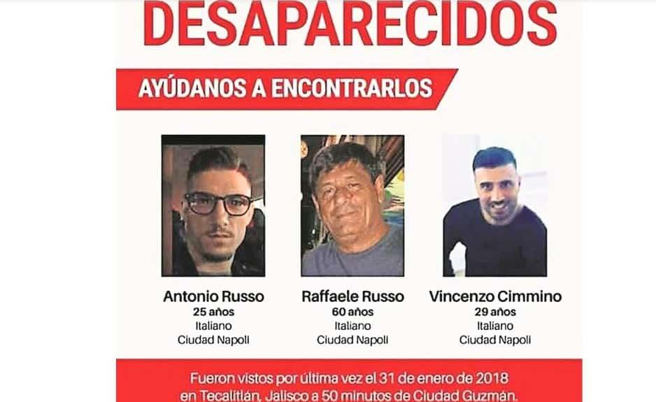 Después de cuatro años buscan a italianos en Jalisco