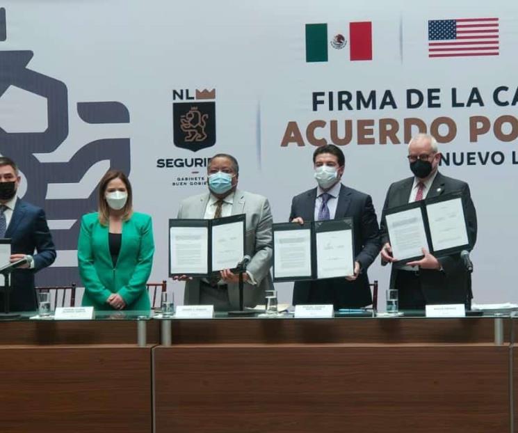 Firma NL acuerdo con EUA para impulsar justicia cívica
