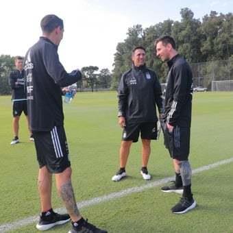 Lionel Messi se sumó a la Selección Argentina