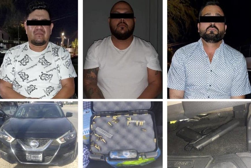 Detuvieron a tres hombres armados en una comunidad cercana a la “Cola de Caballo”