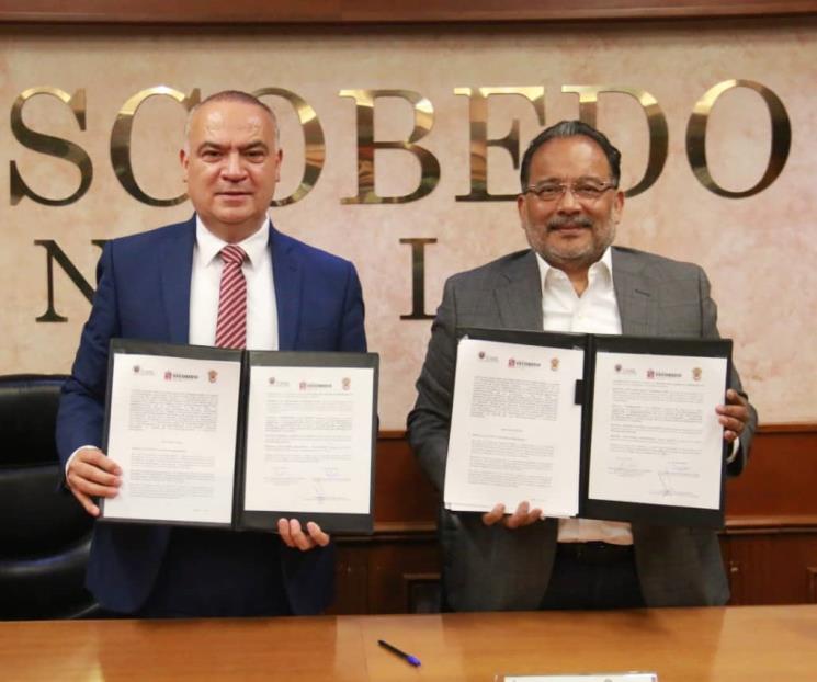 Firman convenio Escobedo y Facpya