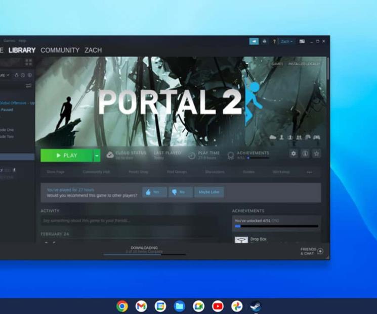 Steam llega oficialmente a los portátiles Chromebook