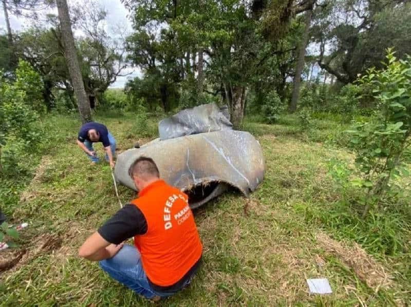 Basura espacial de SpaceX cae cerca de una casa de campo