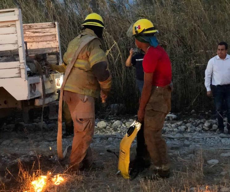 Se incendia predio en Montemorelos