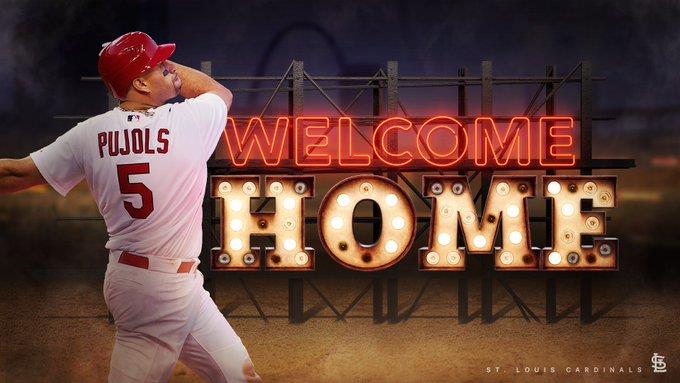 Regresa Albert Pujols a los Cardenales