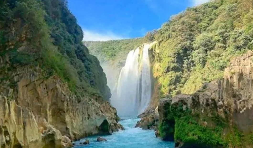 Cascada de Tamul en riesgo de secarse, alertan pobladores