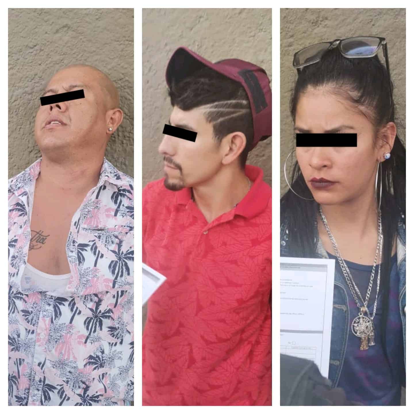 Ingerían bebidas embriagantes en el interior de un auto en la vía pública, fueron arrestados, además al inspeccionarlos les encontraron algunos gramos de droga