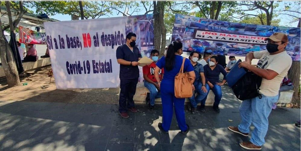 Despiden a personal de salud que atendió Covid