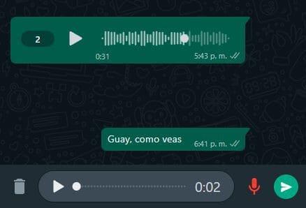 WhatsApp mejora la reproducción de audios