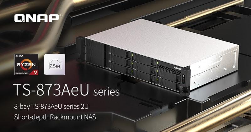 QNAP presenta serie NAS TS-873AeU con procesadores AMD Ryzen