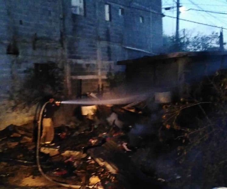 Se incendia vivienda en Allende