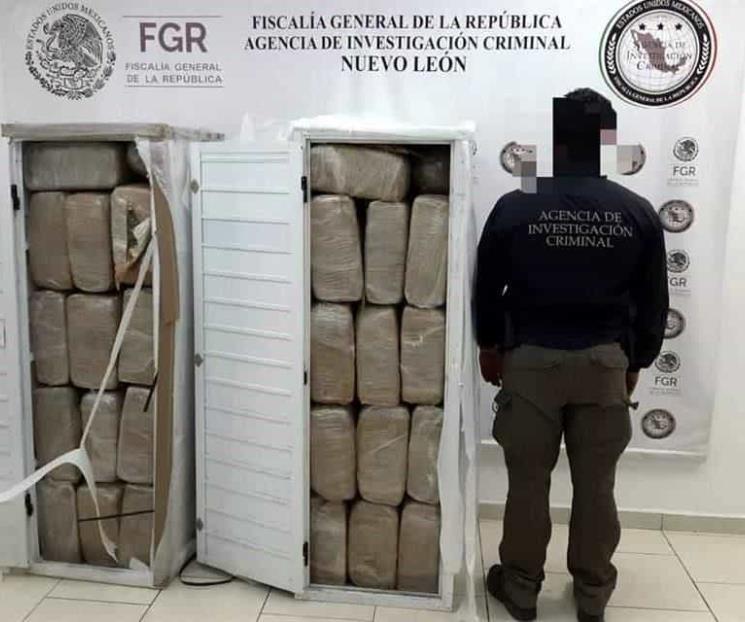 Decomisan 270 kilos de mariguana