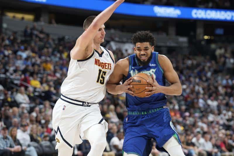 Con 32 de Towns, Wolves superan a los Nuggets