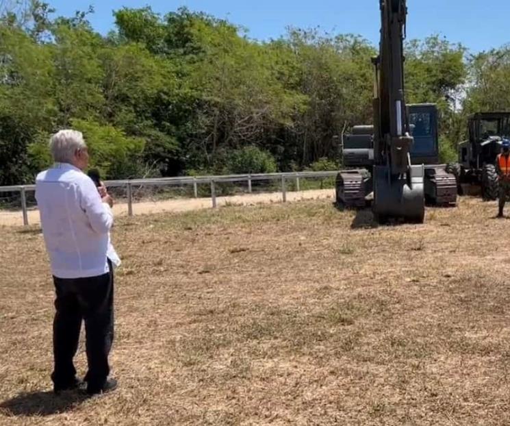 Militares inician construcción de Tren Maya