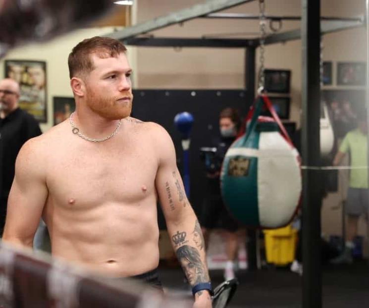 Ya luce Canelo en el peso pactado de las 175 libras