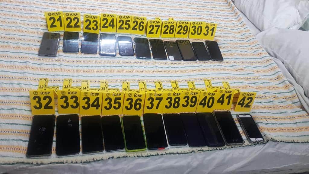 Cuatro integrantes de una banda de ladrones, y la recuperación de 52 teléfonos robados durante el evento musical Pal Norte, fue el resultado de cateos de la Fiscalía General de Justicia de Nuevo León tras 128 denuncias en los dos días de conciertos