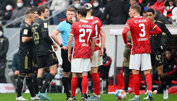 Protesta Friburgo alineación indebida de Bayern
