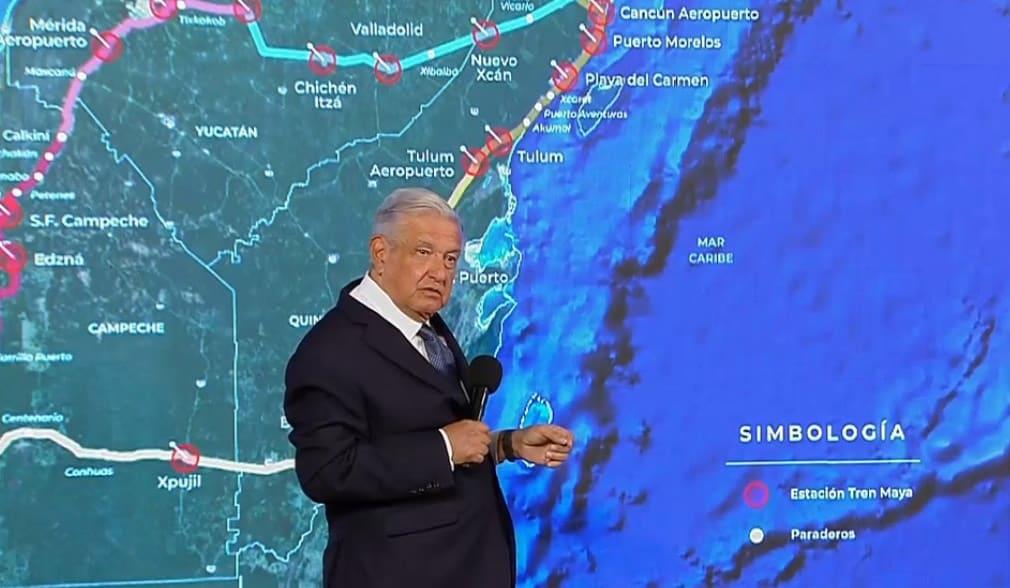 Pobladores defienden al Tren Maya: AMLO
