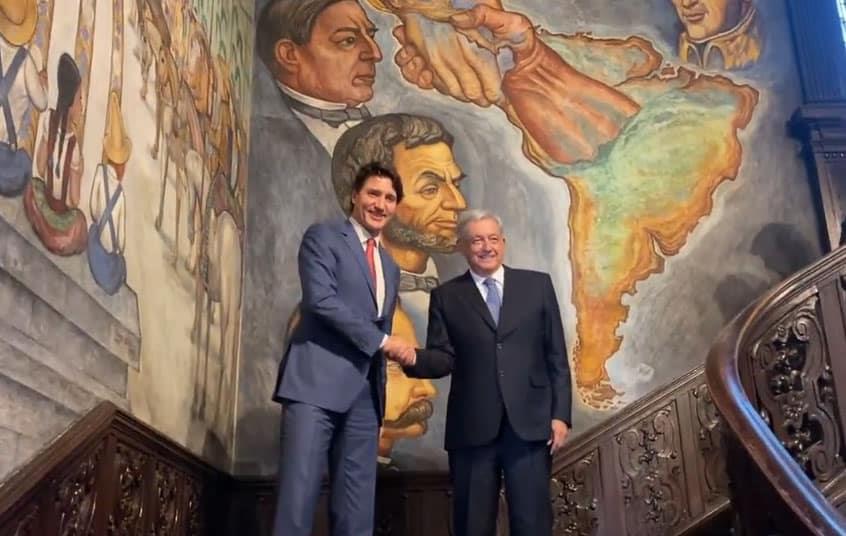 AMLO sostiene llamada con primer ministro de Canadá