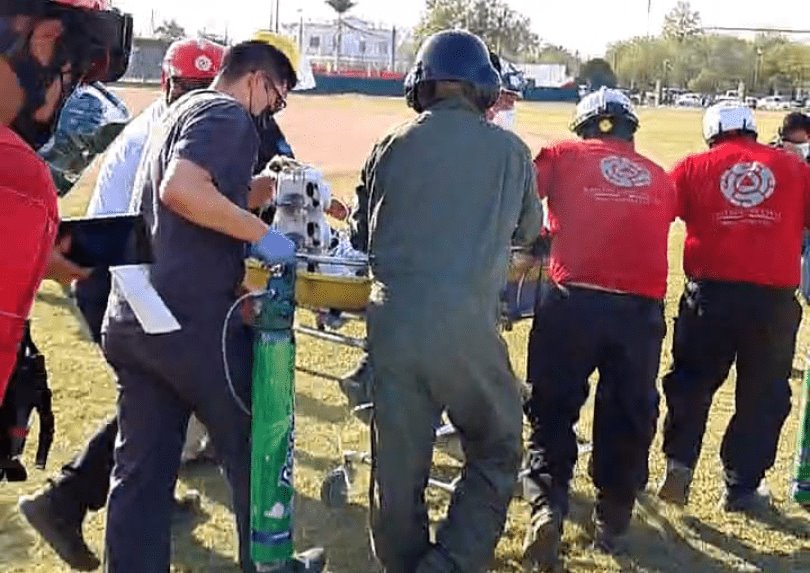 Piden ayuda por menor que fue aplastado por barda