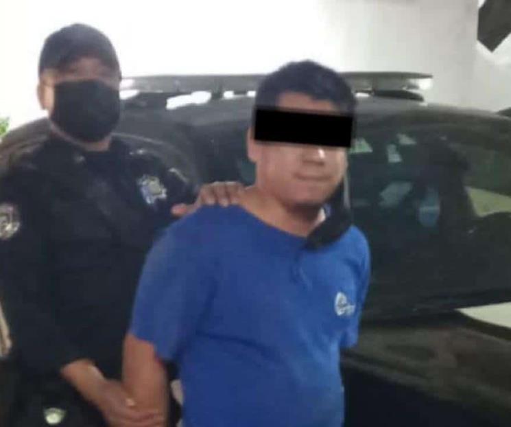 Agrede y amenaza a pareja, es detenido