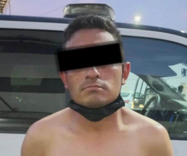 Detienen a hombre por robo en domicilio
