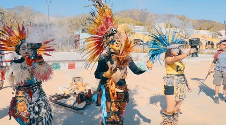 Llevan danza de la lluvia a Presa La Boca