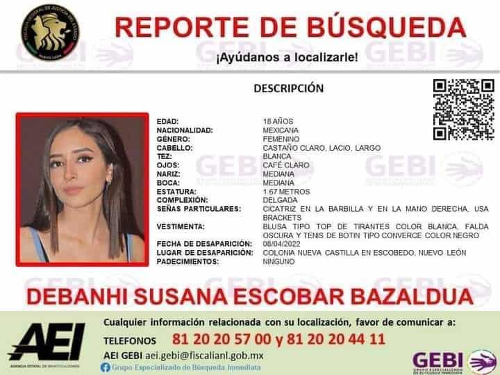 Inspeccionan sitios cercanos a la desaparición de Debanhi