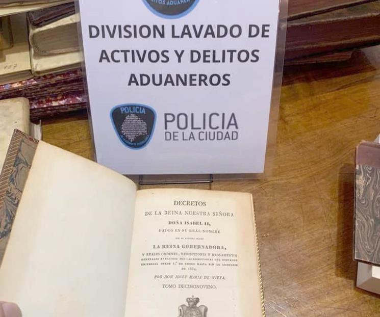 Recuperan libro histórico