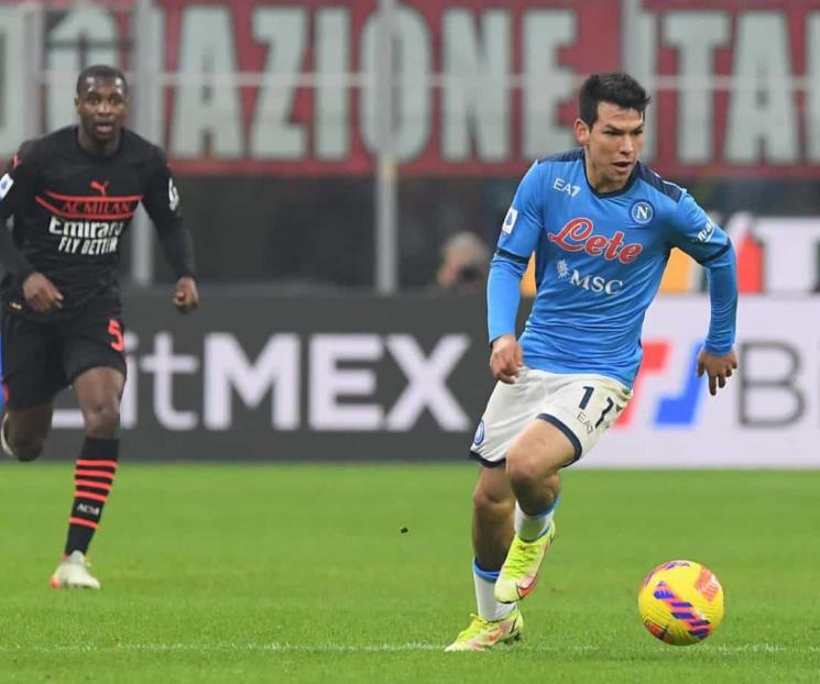 Se iría Chuky Lozano del Napoli