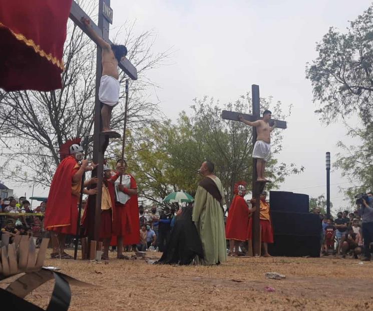 Viven y sufren con el Vía Crucis de la Goretti