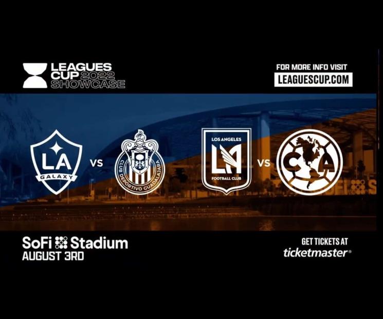 Definen duelos para la Leagues Cup; estarán América y Chivas