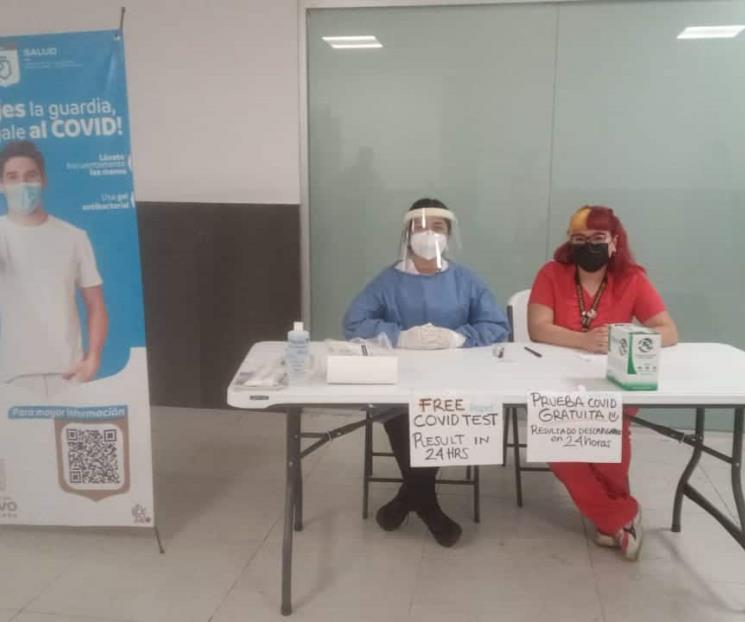 Instala NL módulo de pruebas covid-19 en aeropuerto