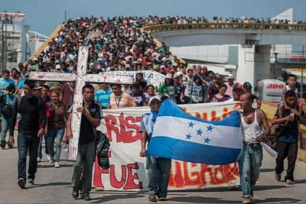 Parte segundo Viacrucis Migrante de Tapachula