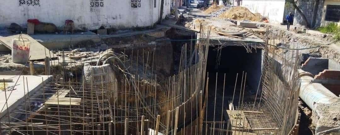 Realizan en Monterrey obras de drenaje pluvial