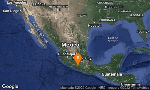 Se registra sismo de magnitud 4.5 en Arcelia, Guerrero